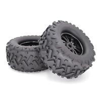 XAQRYQO Neumáticos de Coche RC para 1/8 Piezas Modificadas De Coche RC 170MM 2 Uds Neumático para Buggy Escala Camión Banner Neumáticos para Desierto Ruedas Hub Práctica Concurso