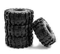 XAQRYQO Neumáticos de Coche RC para TRX4 para SCX10 90046 90047 90048 RR10 4 Uds 150mm * 58mm 2,2 Pulgadas Todoterreno Neumático De Goma para Vehículo 1/10 RC