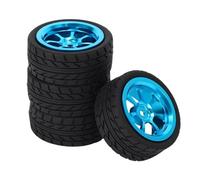 XAQRYQO Neumáticos de Coche RC para WlToys A949 A959 A969 A979 K929 A959-B A969-B A979-B K929-B 1/18 RC Ruedas De Coche para 4 Uds Llantas Y Neumáticos Aleación