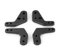 XAQRYQO Piezas de radiocontrol para Axial para SCX10 II 90046 1/10 RC Car 4PCS Soporte De Amortiguador Ángulo Altura Extensión Suspensión Choque Torre(Black)