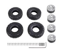 XAQRYQO Piezas de radiocontrol para MN D90 98 99S 78 82 99s V2 para WPL C14 C24 C34 1/16 1/2 RC Clip para Tipo Neumático Suave Piezas De Mejora Accesorios(Silver)