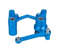 XAQRYQO Piezas de radiocontrol para Traxxas BL-2S para Slash 4x4 4WD, Piezas De Mejora, Manivela Dirección Aluminio Y Juego Servoahorro Enlace Arrastre(Blue)