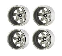 XAQRYQO Piezas de radiocontrol para TRX4 para Axial para SCX10 90046 UTB18 1/10 RC Carrero 8.9 Mm De Metal 1. "Bordeo La Rueda Cuentas(Gray)