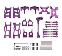 XAQRYQO Piezas de radiocontrol para WLtoys 144001 124019 1/12 1/14 RC Piezas De Coche Metal para Brazo Oscilante Taza Dirección Torre Choque Kit Accesorios Actualización