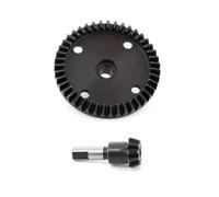 XAQRYQO Piezas para Coches RC para Arrma 6S 1/7 para Infraction per Limitless para Mojave 1/8 para Kraton para Talion Steel Main Diff Gear 43T Y Engranaje De Entrada 10T
