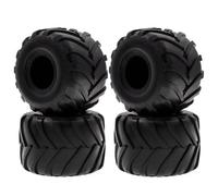 XAQRYQO Piezas para Coches RC para Axial para SCX24 para FMS FCX24 AX24 1/24 Camión Ruedas De Automóvil 72 * 49 Mm Control Remoto Crawler Neumáticos Goma Pieza Repuesto(Black)