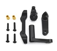 XAQRYQO Piezas para Coches RC para Baja para Rey 1/10 RC para Rock Crawler para Buggy para Desert Truck Piezas De Actualización Juego Manivela Dirección Aluminio Accesorios Modificados Autos