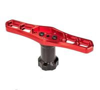 XAQRYQO Piezas para Coches RC para Monster para Camión para Traxxas 1/8 para Todoterreno RC Coche Tuercas Hexagonales para Rueda 17 Mm Llave De Manguito Herramientas Metal(Red)