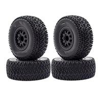 XAQRYQO Piezas para Coches RC para Slash para Arrma para Senton para HuanQi 727 1/10 RC Car 4 Uds Neumáticos De Camión Recorrido Corto 112mm Rueda con Hex. 12mm(B)