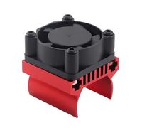 XAQRYQO Piezas para Coches RC para TRAXXAS para TRX4 TRX4-M para Axial Scx24 1/18 RC Crawler Car Piezas De Actualización Accesorios 180 Ventilador Enfriamiento del Motor Disipador Calor(Red)