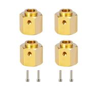 XAQRYQO Piezas para Coches RC para Traxxas TRX4 TRX-4 RC Crawler 6/8/9/10/11/12 MM Adaptador Extendido Hexagonal De Rueda Latón Más Pesado 12 Piezas Actualización Accesorios(12mm)