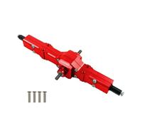 XAQRYQO Piezas para Coches RC para WPL C14 C24 B14 B24 B16 B36 1/16 RC Car Truck para Rock Crawler Trucks Parts Metal Front/Medio/Trasero Bridge Axle Gear Box(Red,Middle)