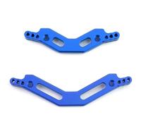 XAQRYQO Piezas RC para Arrma 1/10 para Kraton para Granite Big para Rock para Senton para Vorteks para Outcast 4x4 3s para Blx Metal Delantero Trasero Torre Choque RC Piezas Actualización Coche(Blue)