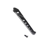 XAQRYQO Piezas RC para Arrma 1/8 6s para Kraton para Typhon para Talion para Senton para Outcast para Notorious Soporte Chasis Delantero Trasero Metal Piezas Actualización Automóviles RC(Black,Rear2)