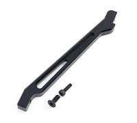 XAQRYQO Piezas RC para Arrma 1/8 6s para Kraton para Typhon para Talion para Senton para Outcast para Notorious Soporte Chasis Delantero Trasero Metal Piezas Actualización Automóviles RC(Black,Front)