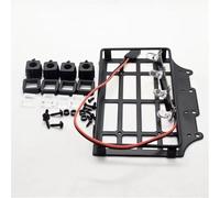 XAQRYQO Piezas RC para MN82 LC79 1/12 Portaequipajes De Metal para Techo con Luz RC, Piezas De Actualización para Coche, Accesorios De Decoración para Modificación(Size2)