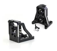 XAQRYQO Piezas RC para Traxxas 1/5 para X-maxx 6S 8S 1/6 para XRT Asiento De Montaje De Motor Mejorado De Metal Reemplazo De Desmontaje Rápido Piezas De Coche RC(Black,Set)