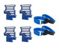 XAQRYQO Piezas RC para Traxxas 1/6 para XRT 8S Soporte De Batería para Alto De Metal con Correa De Batería Piezas De Actualización De Coche RC Accesorios De Repuesto para Coche(Blue)