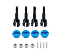 XAQRYQO Piezas RC para WLtoys 1/18 K929 A959 A969 A979 A959B A969-B Conjunto Conversión Rueda Eje 12 Mm para Cubo Hexagonal Tuerca Giratoria 1/10 Carretera RC Coche Piezas Actualización(Natural)