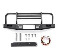 XAQRYQO RC Parachoques para Traxxas para TRX4 para Defender para Bronco para Axial para SCX10 90046 90047 Parachoques Delantero Anticolisión para Coche RC Crawler 1/10(Black)