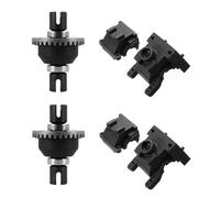 XAQRYQO RC Transmisión para JLB para Racing para Cheetah 11101 21101 J3 Speed 1/10 RC Car Upgrade Repuestos 2Set Caja De Cambios Y Diferencial