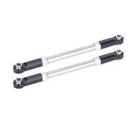 XAQRYQO Varilla de Tracción para Traxxas para Slash 4x4 4WD Barra De Enlaces Dirección Aluminio Y Acero Alta Resistencia para Piezas Actualización Combinadas(Black)