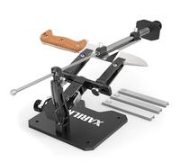 XARILK GEN3 - Sistema de afilado de cuchillos guiado, aluminio, afilador de cuchillos profesional, kit de afilado de cuchillos con 3 placas de diamante (320#, 800#, 2000#) para cuchillos de caza y