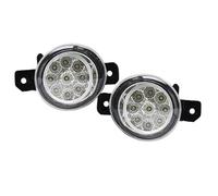 XARNUH 2 Faros Antiniebla Delanteros Para Coche Luces De Circulación Diurna DRL Para X-Trail Para Altima Para Sylphy Para Lmera 12 V Coche Faro antiniebla delantero(White A)