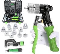 XARONF Kit de Herramientas de Cambio de HVAC de expansor de Tubo hidráulico, Herramienta de desbarbado de expansor de Tubo de Cobre de 3/8 a 1-5/8 Pulgadas for Tubo de Cobre de Espesor máximo de 2 mm