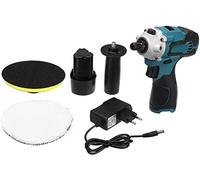XARONF Pulidora de 73mm, lijadora de Pulido automático, máquina pulidora de Coche eléctrico, Accesorios de Coche de 12V, Almohadillas pulidoras de Herramientas eléctricas (Color : 220v 1xbattery)