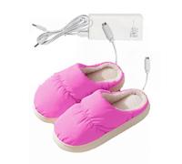 Xasbseulk Almohadilla térmica para pies | Zapatillas calentadoras de pies para hombres y mujeres - Botas calentadoras de USB, botas tipo zapatilla con calefacción para hombres y mujeres, regalos