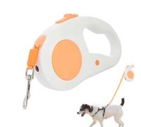 Xasbseulk Correa para perros a rodillos | 5 metros de cinta de arrastre extensible para perros con iluminación LED - Cuerda resistente para | Para aventura al aire , playa, camping, senderismo