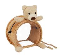 Xasbseulk De Transporte para Conejo - Mochila con Ventana Transparente | De Viaje para Animales,para Viaje Pequeños Animales Conejo Dragón Barbudo Phalanger Volante Pájaro Erizo Gatito Hurón