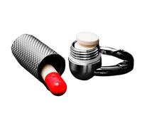 Xasbseulk Pastillero de titanio - Recipiente impermeable para botella de píldoras | Llavero portátil de titanio para pastillas, pequeño pastillero para viajes al aire libre, camping