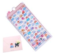 Xasbseulk Pegatinas de animales, ligeras pegatinas en relieve 3D, pequeñas y elevadas para cuaderno, para vasos de agua, portátiles, pared, maleta, equipaje, cuaderno, sobre, gafas, tableta