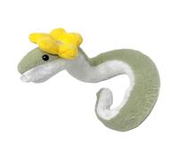 Xasbseulk Peluche de serpiente de peluche verde de 38 cm | Simpático de serpiente | Año del regalo: peluche suave, decoración creativa, regalo peculiar, nuevo recuerdo lunar