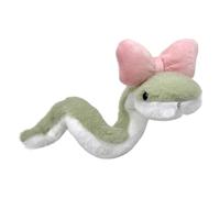 Xasbseulk Peluche de serpiente de peluche verde de 38 cm | Simpático de serpiente | Año del regalo: peluche suave, decoración creativa, regalo peculiar, nuevo recuerdo lunar