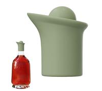 Xasbseulk Tapón vertedor para botellas de vino,Tapones de vino espumoso con pico vertedor - Tapones de silicona para bebidas vinagre cerveza almacenamiento