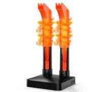 xasla Secador de zapatos, secador de guantes con soplador de calor, calentador eléctrico ultra silencioso con puertos articulados, secado rápido para botas de trabajo, botas de esquí, tenis, guantes,