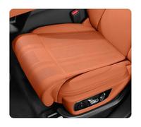 XATHKJOE Cojín de Asiento Delantero para Vauxhall Frontera Mild Hybrid (2025+), Protector de Cuero Transpirable, Cubierta de Asiento de Coche Antideslizante,D/Orange