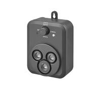 XAUCY Dispositivo antiladridos portátil con 3 niveles ultrasónicos al aire libre, alcance de 50 pies, tapón automático de ladridos de perro, herramienta disuasoria