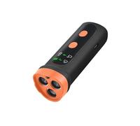 XAUCY Disuasorio ultrasónico de mano para ladridos de perro, recargable, con luz repelente de perros, dispositivo de entrenamiento antiladridos, uso al aire libre (negro)