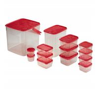 Xavax 18er Set Vorrats-Dosen Frischhalte-Dosen con Tapa Gefrier-Dose Caja de Pan