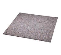 Xavax |Alfombra antideslizante para lavadoras, Gris | Alfombra de goma antivibración para lavadora, 60x60x0,6cm, Resistente y compatible con el agua Amortigua vibraciones y sonido