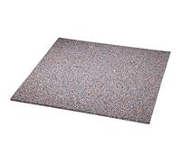 Xavax Alfombrilla antivibración para lavadoras y secadoras (60 x 60 cm, alfombrilla de goma, amortigua las vibraciones y el sonido, antideslizante, base para lavadora), color gris