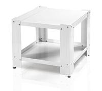 XAVAX | Base Universal para Lavadora y Secadora (Mueble Soporte Lavadora/Secadora, 60x60 cm, con Tapas de Goma Antideslizante, Base de Metal) Blanco