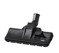 Xavax | Boquilla universal aspiradora 28 cm (boquilla aspiradora suelos y alfombras, doble recogehilos con rodillos de goma, interruptor de pie, compatible 32 y 35 mm) Negro