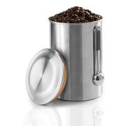 Xavax Bote de Café Acero Inox. 1kg Cucharas Medición para Herméticas Recipiente