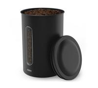 Xavax | Bote para Almacenar Café de Acero Inoxidable, Negro Mate | Gran Capacidad, Más de 1KG, Apto para Cualquier Alimento