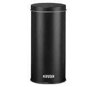 Xavax | Bote para Almacenar Café o Cápsulas de Café, Negro Mate | Bote de Metal, Gran Capacidad, Para Guardar Café en Grano, Molido, o Cualquier otro Alimento